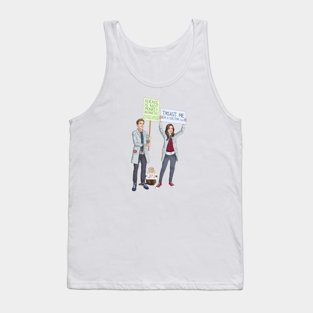 Fitzsimmons - Science March Tank Top by eclecticmuse